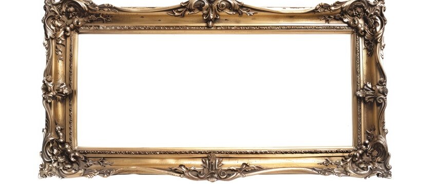 Classic frame on a white background