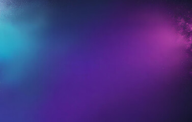 Fototapeta premium Dark blue black purple color gradient background grain 