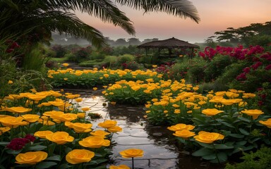 flowers in the garden
