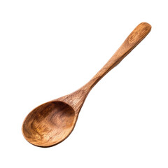 Wooden spoon isolated on transparent background - obrazy, fototapety, plakaty