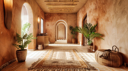 Traditional Arab Architecture, Ornate Doors and Decorative Walls, Cultural Heritage and Design