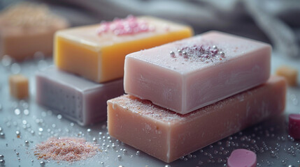 floral scented bath soap
