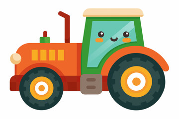 tractor vector illustration