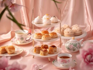 High tea with dim sum delicacies refined elegance
