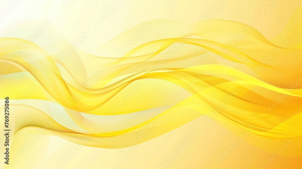 Wall mural gold gradient waves ,Abstract background of gold waves and lines.