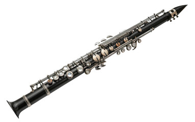 Wind Instrument Wonders: Delving into the Clarinet isolated on transparent Background