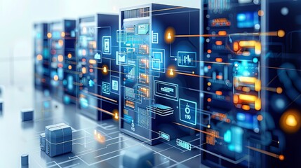 Document Management in Legal Firms, Depict the specialized needs of document management in legal firms with an image showcasing case management systems and secure document repositories