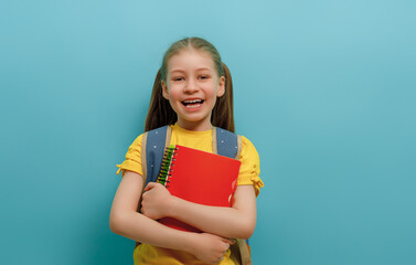 girl is ready to back to school