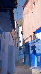 Alley in the medina in Chefchaouen, Morocco