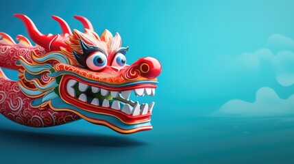 Chinese dragon sculpture, Dragon Boat Festival Dragon Head