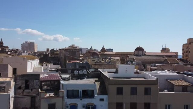 MAZARA DEL VALLO BY DRONE SICILY MARSALA SICILIA AGRIGENTO SCIACCA ITALY