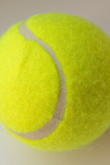 neon yellow tennis ball
