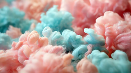 Cotton candy pastel colors abstract background