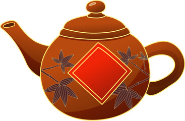 Oriental Style Teapot