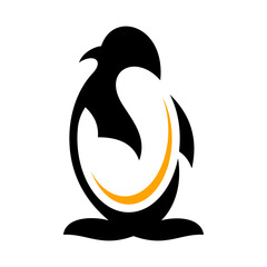 Penguin Vector Logo Design Template