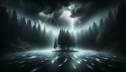 Dark and Stormy Forest, Dark Forest, Stormy Forest
