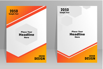 Book cover design, vector template brochure, flyer, magazine,presentation
