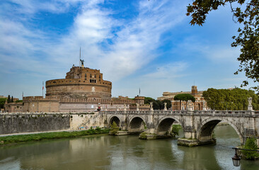Landscape view of part of Rome