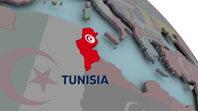 Tunisia location map 