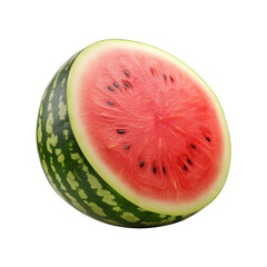 Watermelon sliced isolated on transparent background png