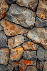 Brown stone or rock background and texture 