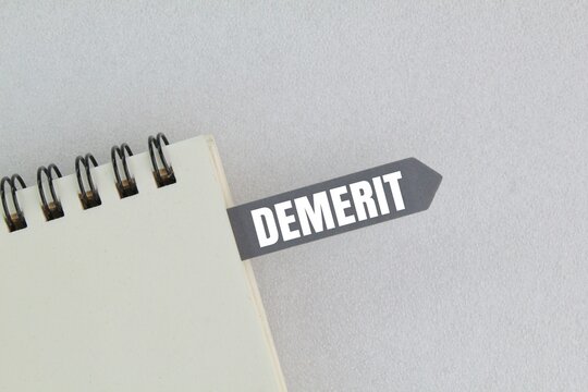 book and tag with the word demerit. the merits and demerits of these proposals