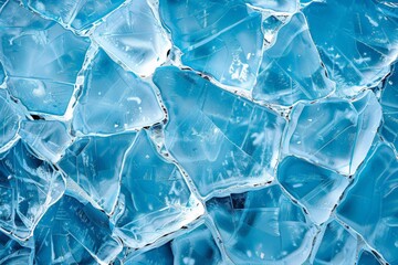 background ice abstract cracks surface ice blue background 