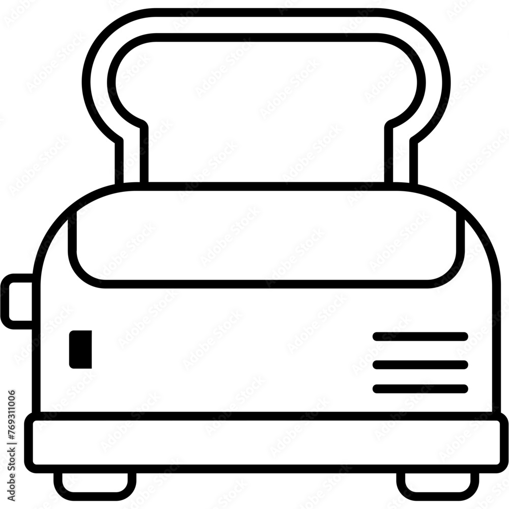 Sticker Toast Bread Icon