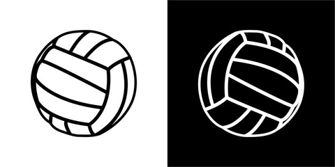 volley ball silhouette - obrazy, fototapety, plakaty