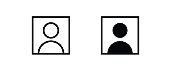 man, avatar, icon user profile Login vector, sign, symbol, logo, illustration, editable stroke, flat design style isolated on white 