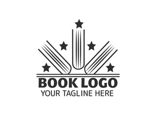 Book Logo Design, Logos for Book Lovers, Bookish Logo Design Collection, Artistic Logos for Literary Brands, Elegant Book Logo Creations, Symbolic Logos for Publishing Houses, Logo Designs