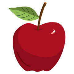 Hand drawn Apple isolated Vector illustration
