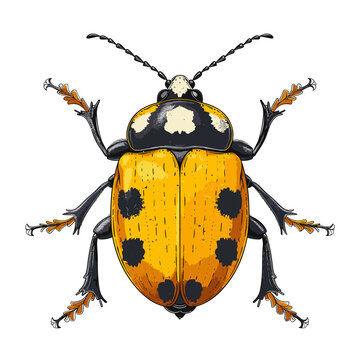Snout Beetles Weevils Cartoon Icon, isolated on transparent background, HD, PNG