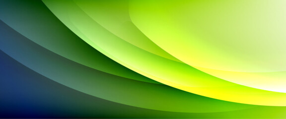 Dynamic flowing waves on gradient color background. Vector illustration For Wallpaper, Banner, Background, Card, Book Illustration, landing page