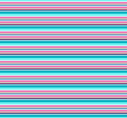 Happy Place Stripes Pink and Blue Seamless Repeat Pattern