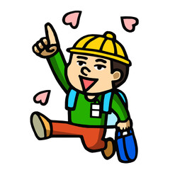 新１年生　イラスト