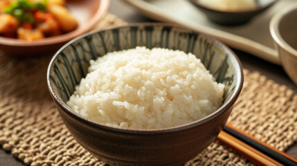 side dishes rice japanese food. Generative Ai