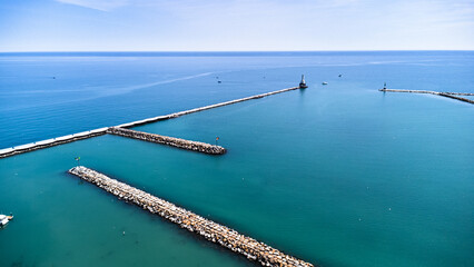 port in a city (port washington, wisconsin)