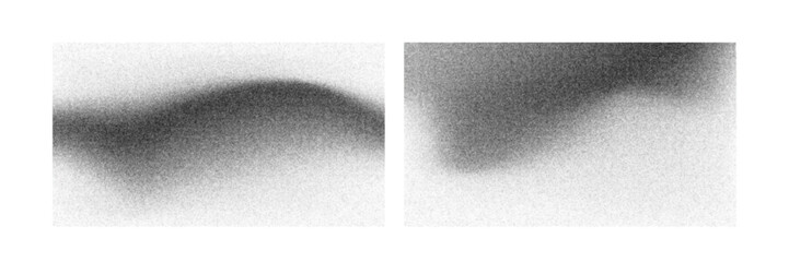 Grain noise pattern background. Black dot gradient vector effect. Grainy stipple grunge spray texture. Modern distress halftone overlay. Monochrome diffuse print with random scatter spot art design