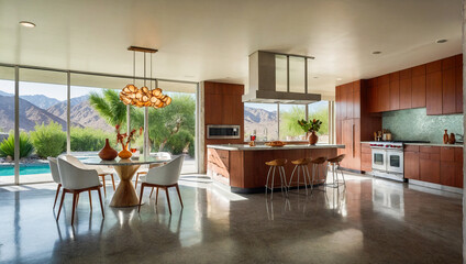 Midcentury Modern Kitchen in Palm Springs 