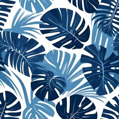 tropical leaves pattern design.