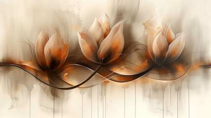 background of watercolor paint flower