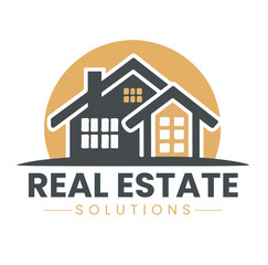 Fototapeta premium Real Estate House Logo For Business Or Company