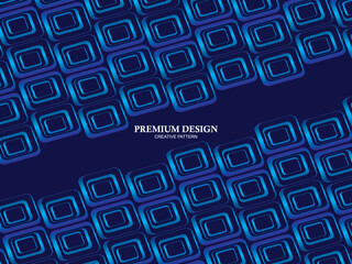 Premium blue gradient background modern concept. Blue metal background. Blue grid pattern steel.