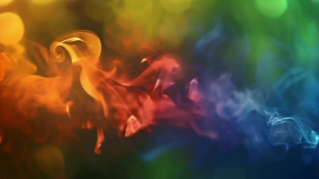 As the incense smoke rises it leaves behind a rainbow trail of pure color breathing life into any space.