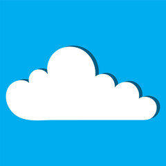 Cloud icon  vector. cloud symbol in line and glyph style. Vector illustration. EPS 10