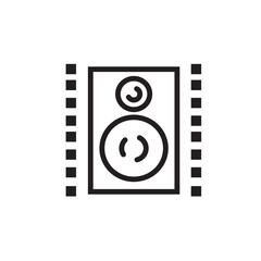 Audio Hifi Studio Line Icon