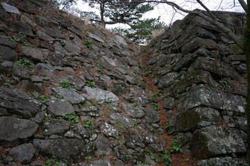 鳥羽城跡の石垣