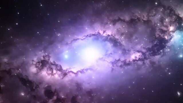 The Small Magellanic Cloud Galaxy exploration on deep space, 4K Flight Into The Small Magellanic Cloud Galaxy or Nubecula Minor, footage, 4k footage, videos