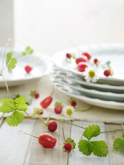strawberry jam on a plate